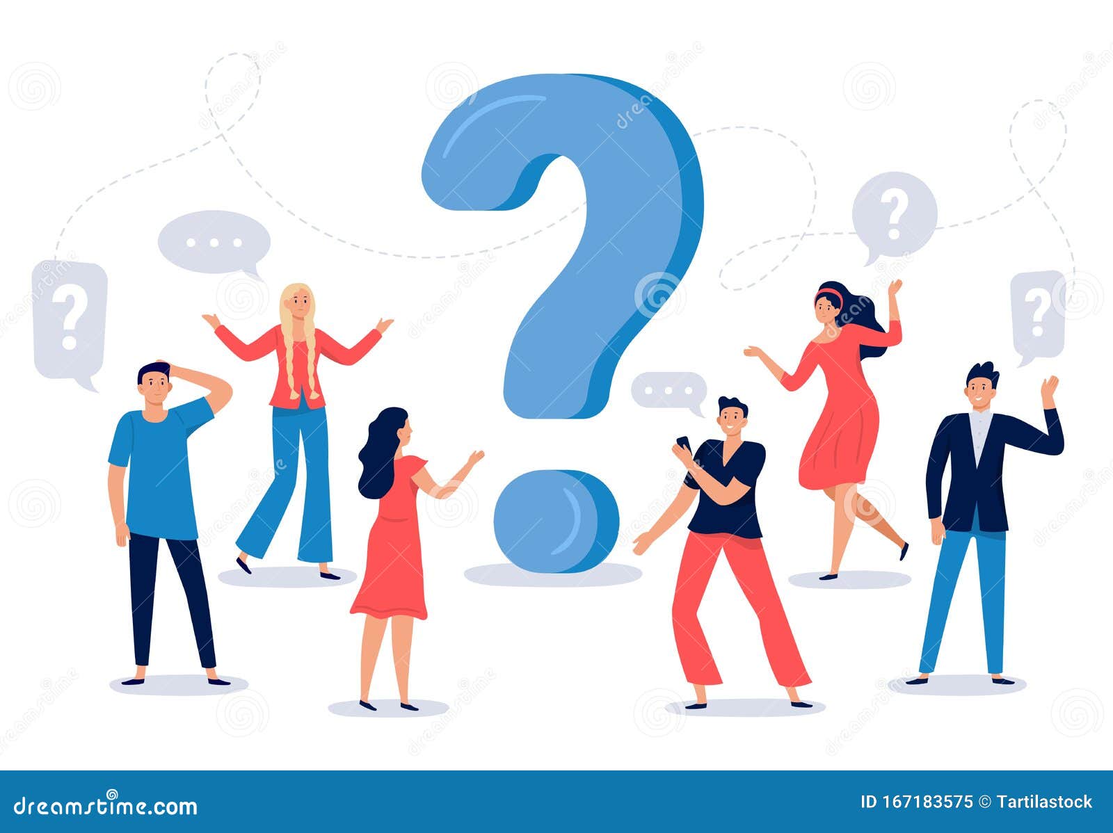 People Ask Question Confused Person Asking Questions Crowd Finding People Ask Question Confused Person Asking Questions Crowd Finding