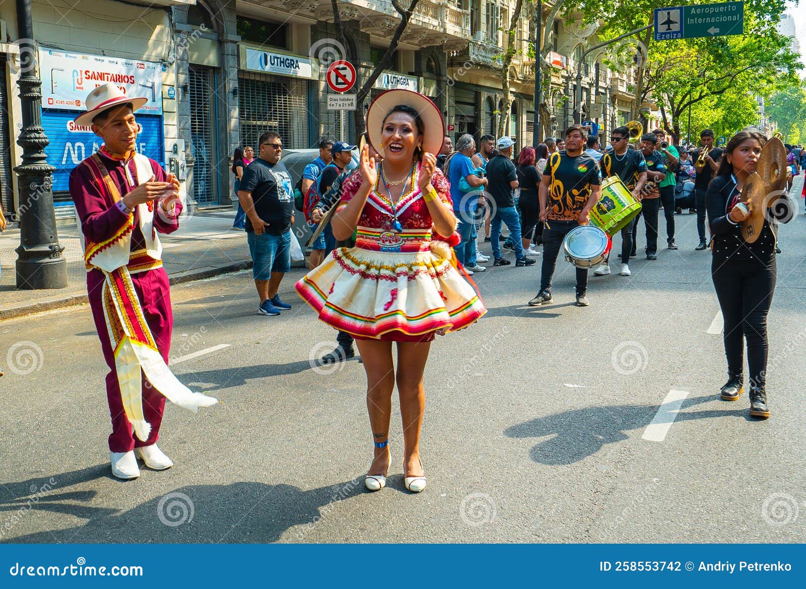 People Bolivian Celebrate the Entire Culture and Traditions of the