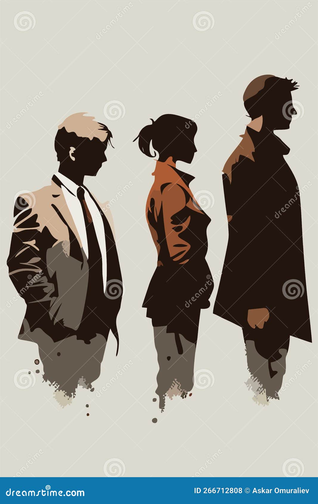 People Standing Sideways Stock Illustrations – 119 People Standing Sideways  Stock Illustrations, Vectors & Clipart - Dreamstime