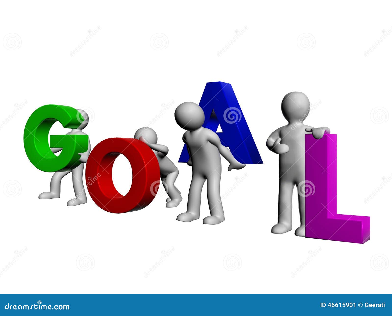 People Carry Alphabet Letters Stock Illustration Illustration of