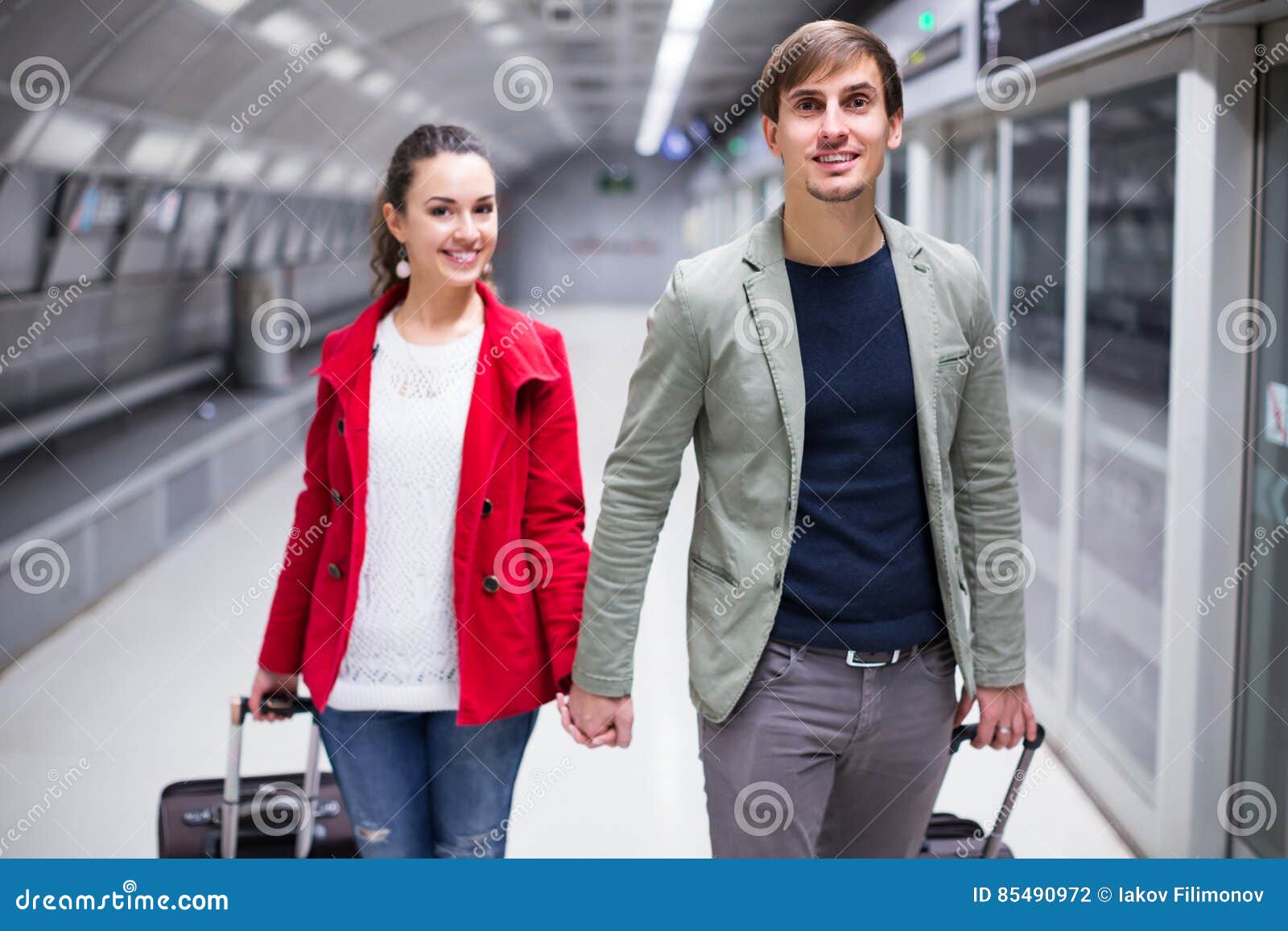 People Carrying Luggage at Metro Stock Photo Image of relationships