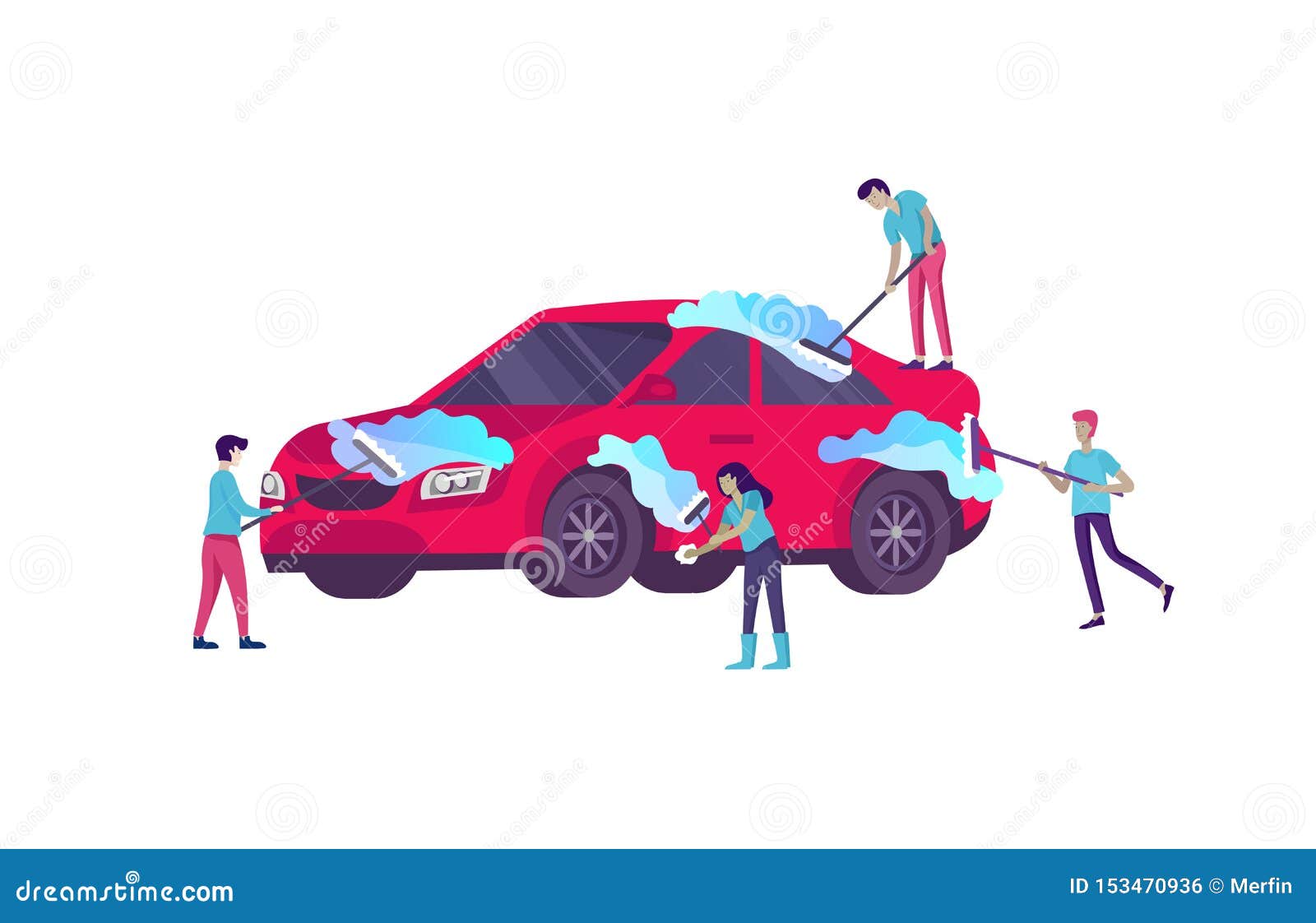 Victory Car Wash Prices People Cartoon Characters Cleaning Vehicle With Special Equipment Car Wash Service Automatic Carwash Concept Vector Stock Vector - Illustration Of Carwash Cleaner 153470936