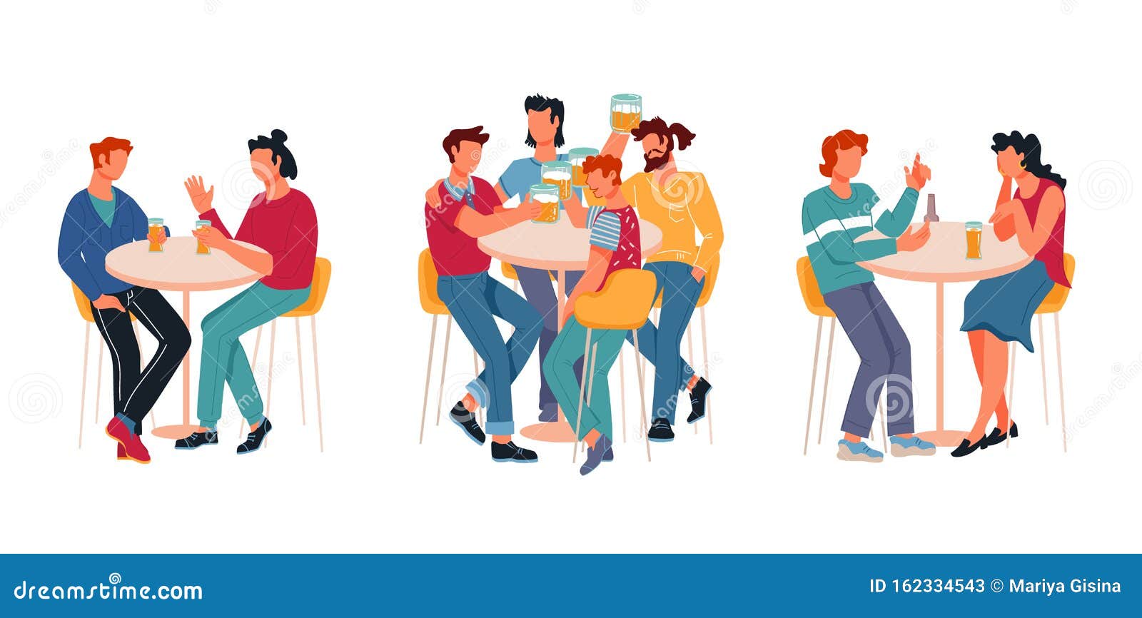People Cartoon Characters, Friends and Couples in Restaurant or Pub, Bar Drinking. Stock Vector - Illustration of glass, flat: 162334543 People Cartoon Characters, Friends and Couples in Restaurant or Pub, Bar Drinking. Stock Vector - Illustration of glass, flat: 162334543