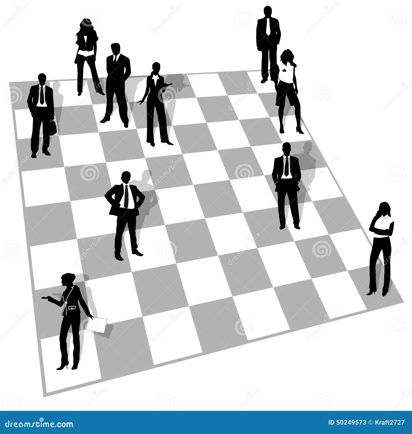 People in Chess stock illustration. Illustration of person - 50249573