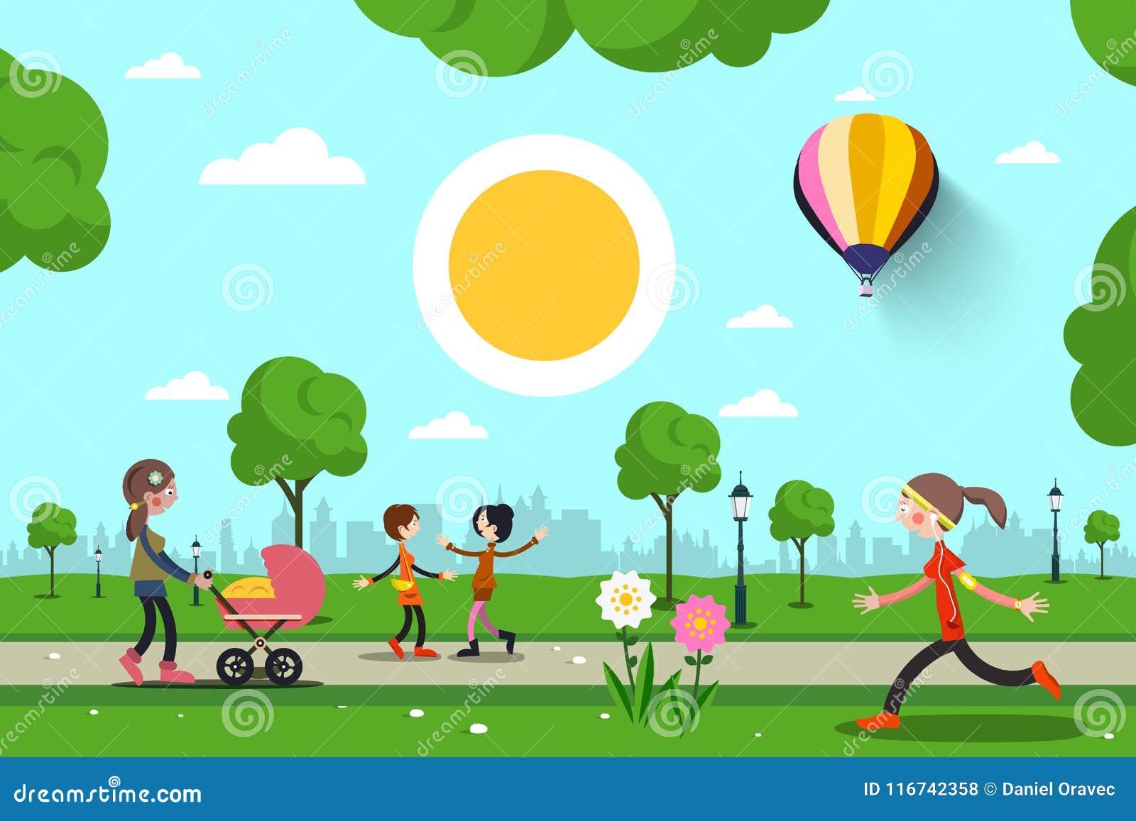 People in City Park Vector Cartoon Stock Vector - Illustration of path, athlete: 116742358 People in City Park Vector Cartoon Stock Vector - Illustration of path, athlete: 116742358
