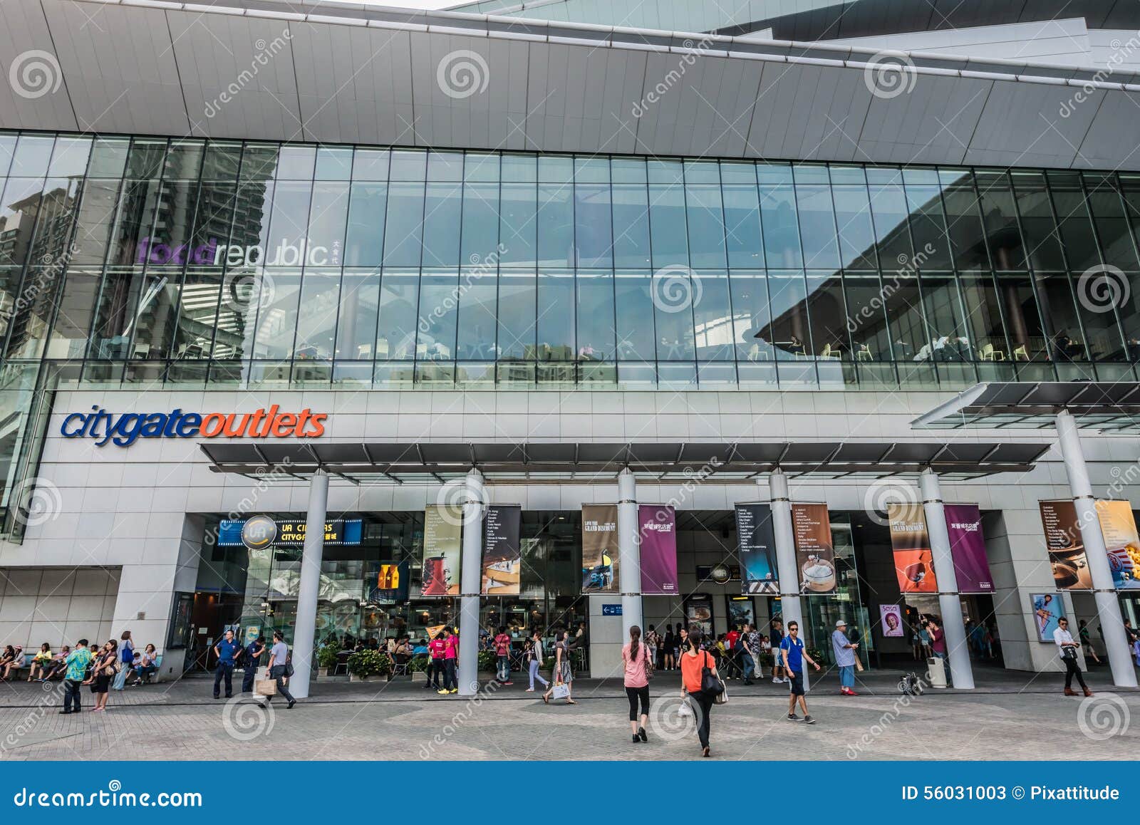 People CityGate Outlet Shopping Mall Tung Chung Editorial Stock Photo - Image of business, china ...