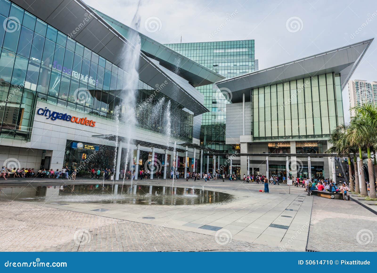People CityGate Outlet Shopping Mall Tung Chung Wan Lantau Island Hong Kong Editorial Image ...