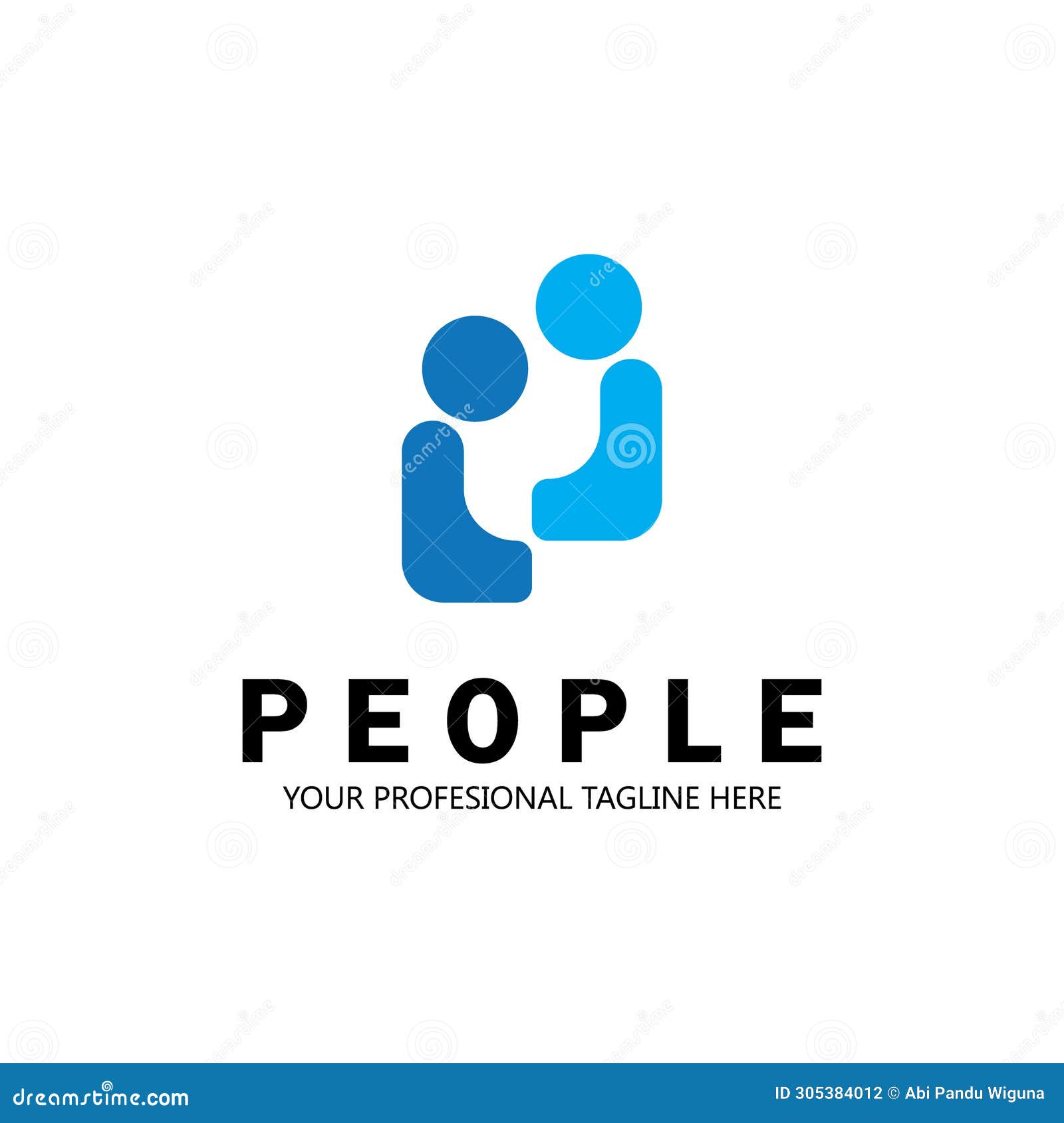 people comunity icon   template  logo