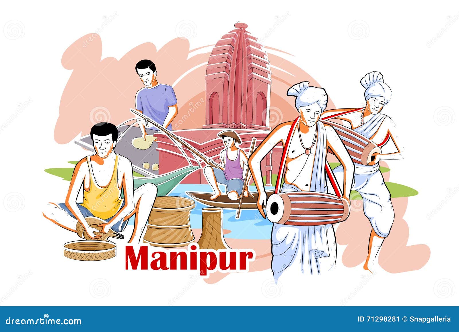 Culture Of Manipur Cartoon Vector CartoonDealer 39715435 culture-of-manipur-cartoon-vector-cartoondealer-39715435