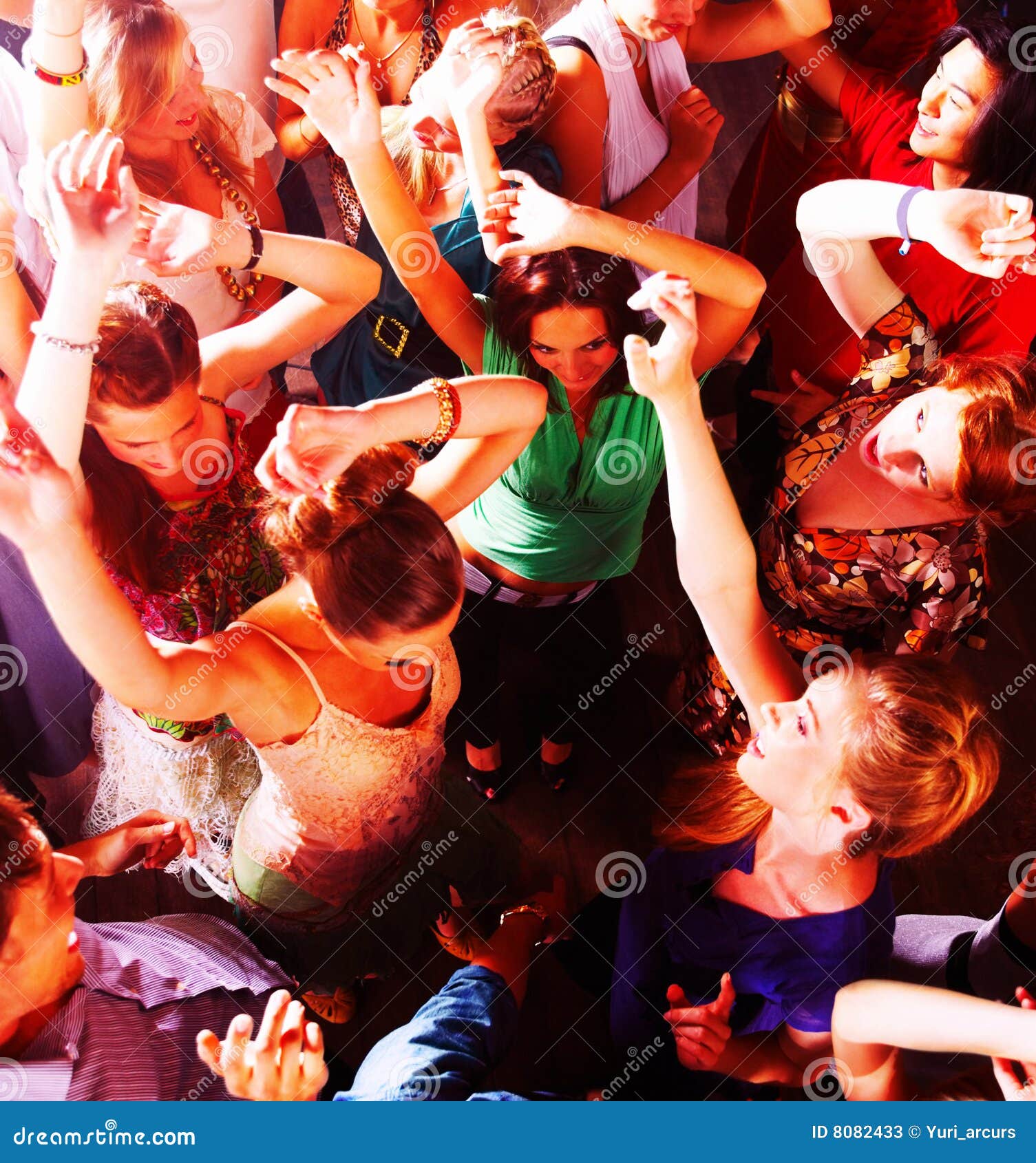 People Dancing in a Bar or at a Party Stock Image Image of