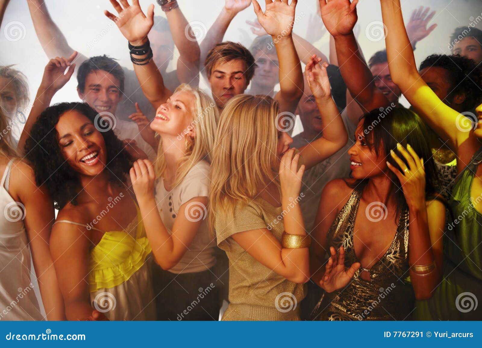 People Dancing and Enjoying Themselves at a Club Stock Image - Image of ...