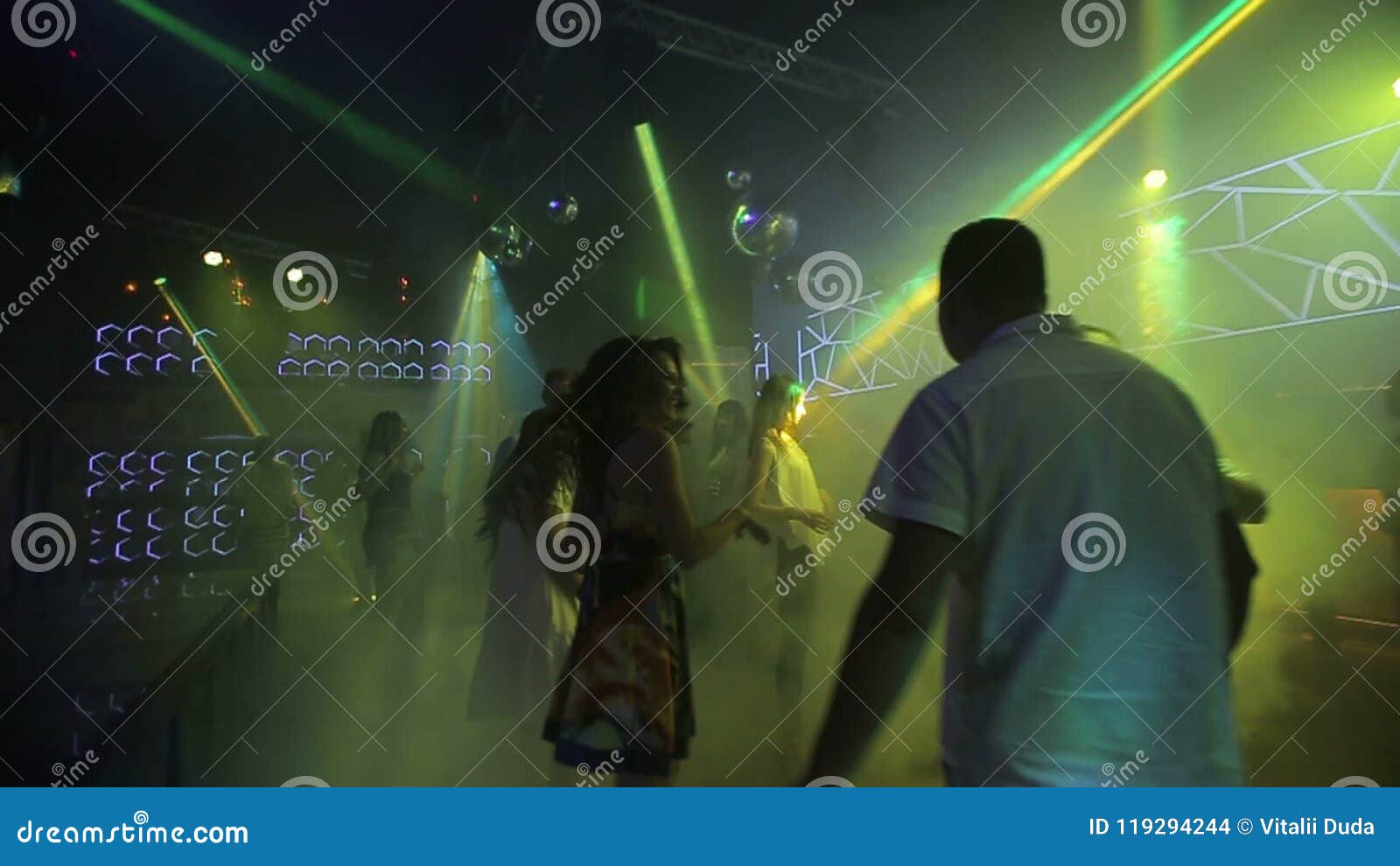 People Dancing at Night Club Party Stock Footage - Video of audience ...