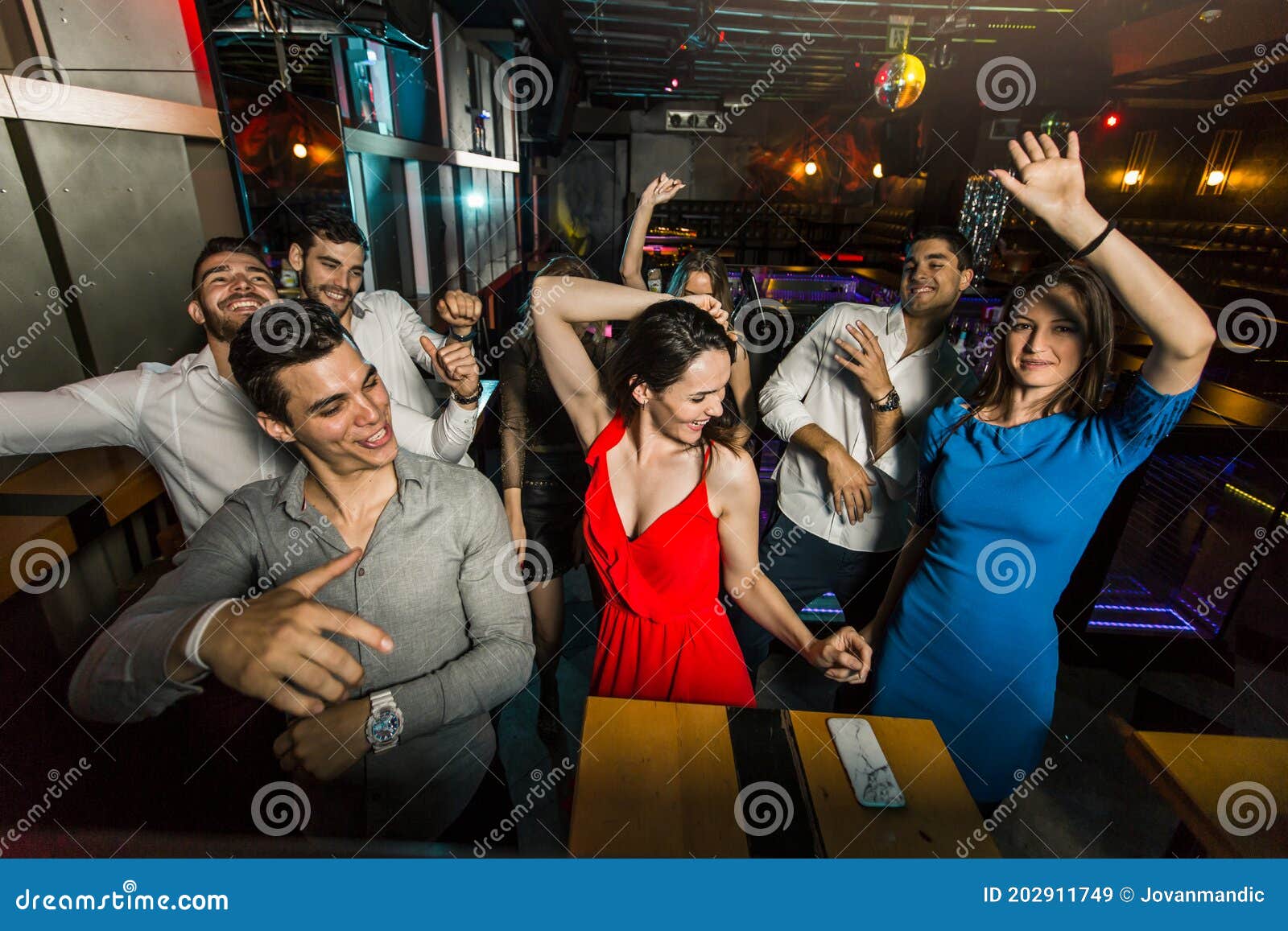 People Dancing in Night Club Stock Image - Image of drinks, holidays ...