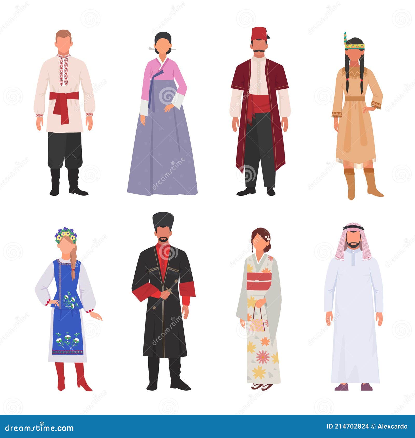 different cultures clothing