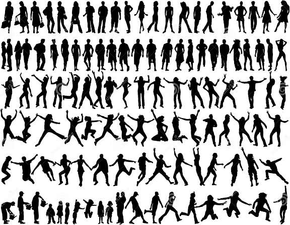 People in Different Situations Stock Vector - Illustration of dancer ...
