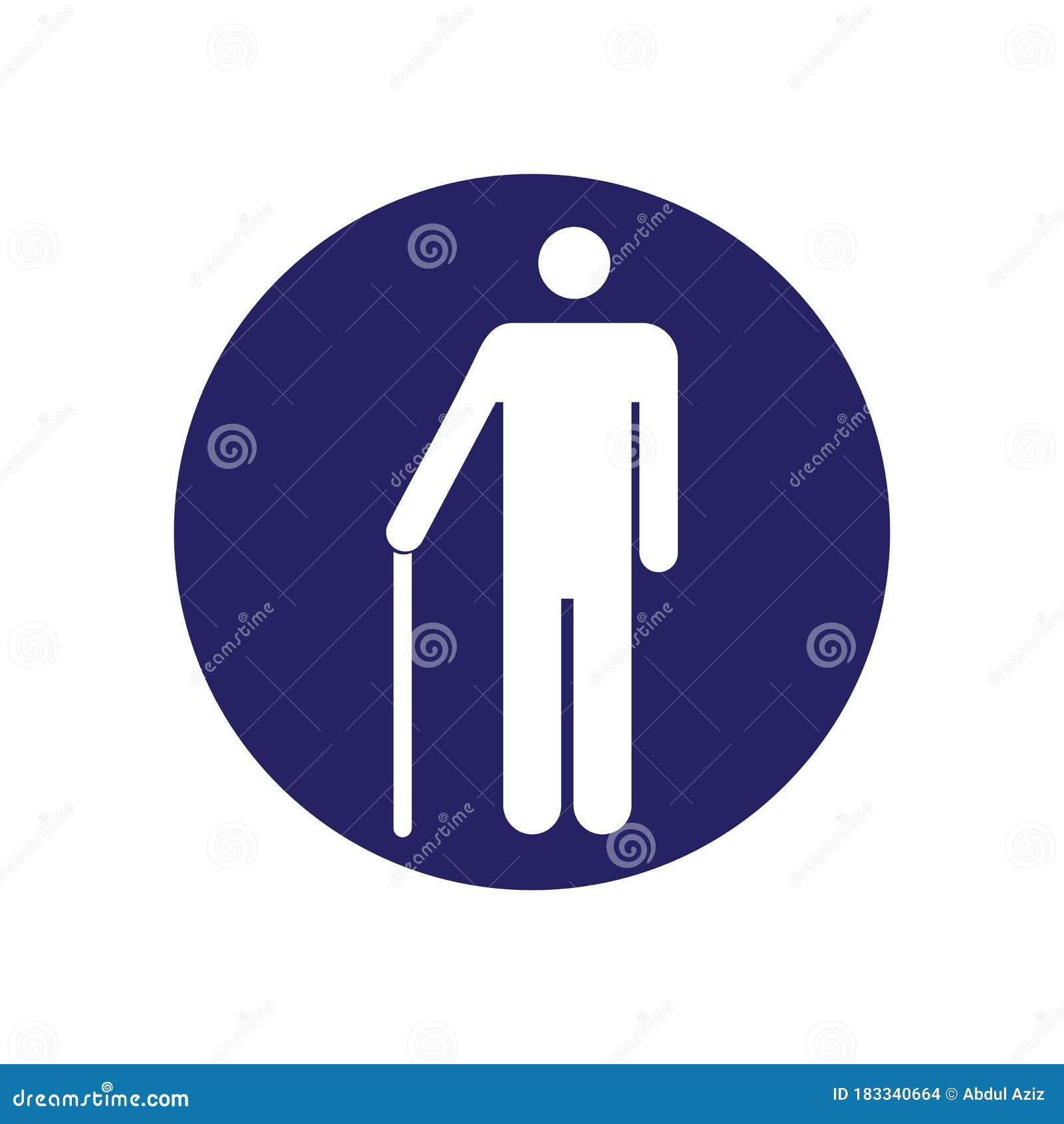 People with Disability Logo Vector Design Stock Vector - Illustration
