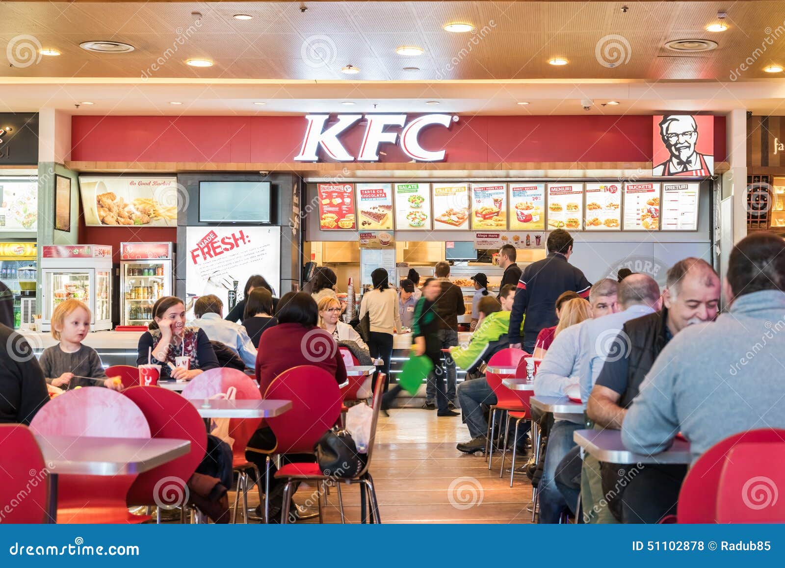 People Eating Fast Food From Kfc Restaurant Editorial Stock Photo Image Of Junk Hamburgers 51102878
