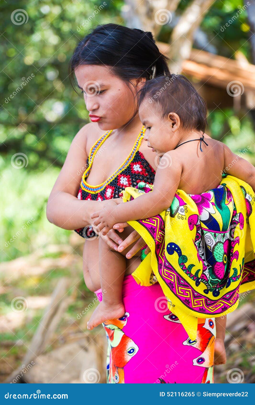 Embera Indian Family