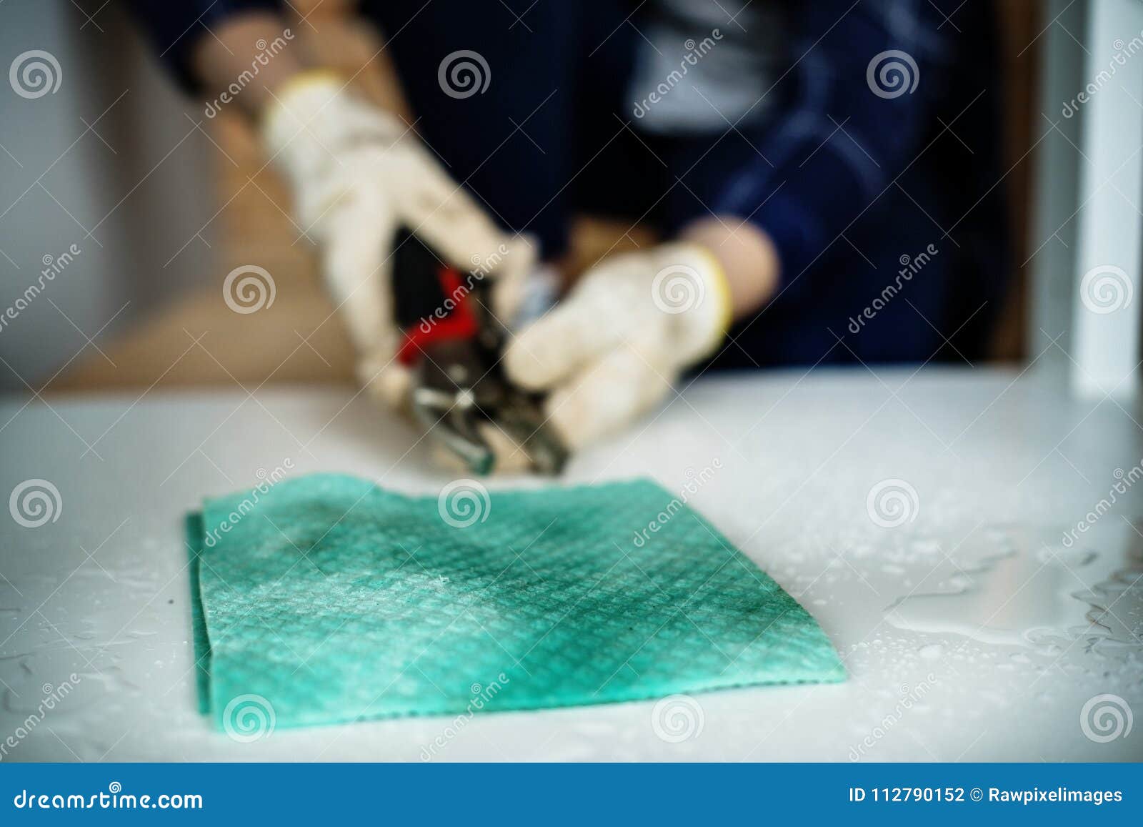 People Fixing Kitchen Sink in Condo Stock Photo Image of caucasian