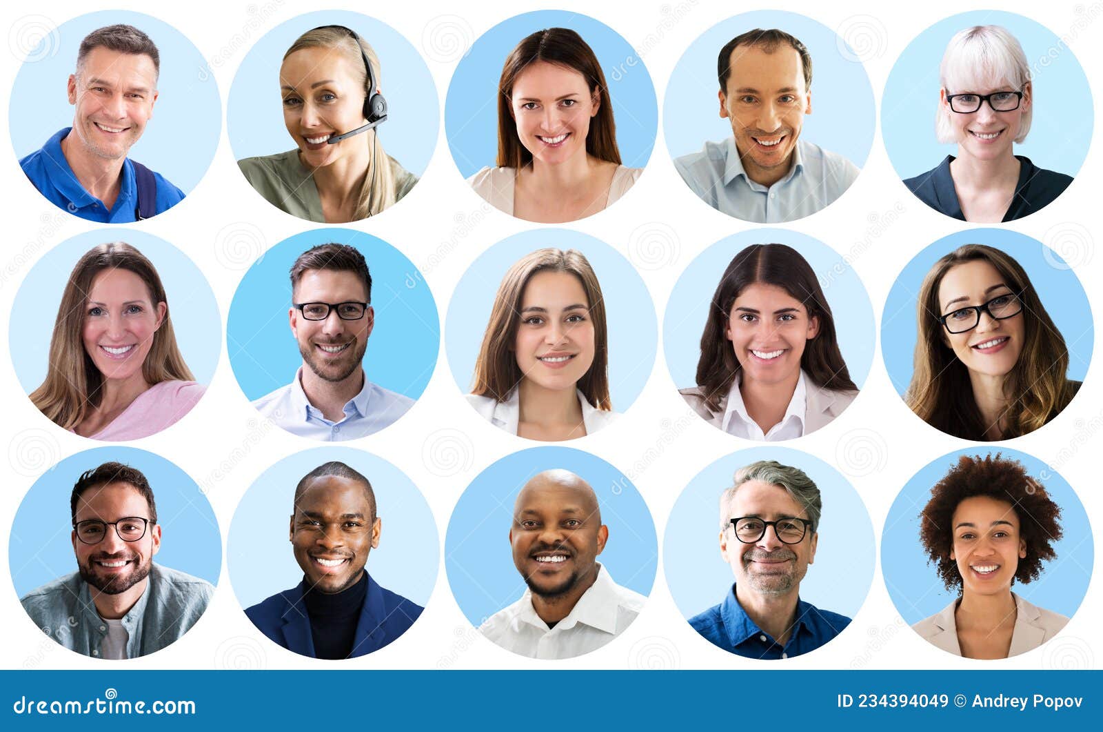 People Headshot Face Collage Stock Image Image of senior, avatar