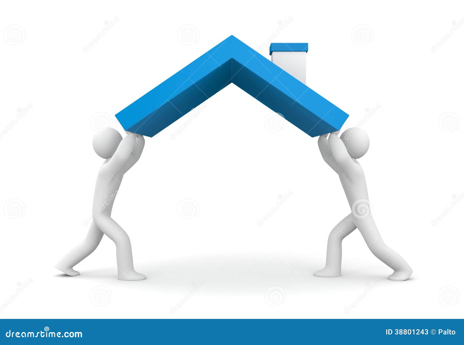 People hold the roof stock illustration. Illustration of occupation 38801243