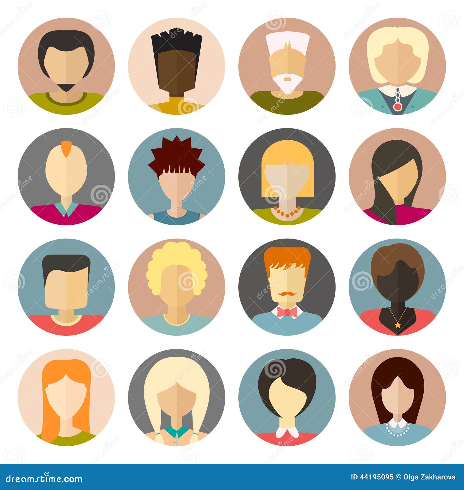 People Icons stock illustration. Image of haircut, manager 