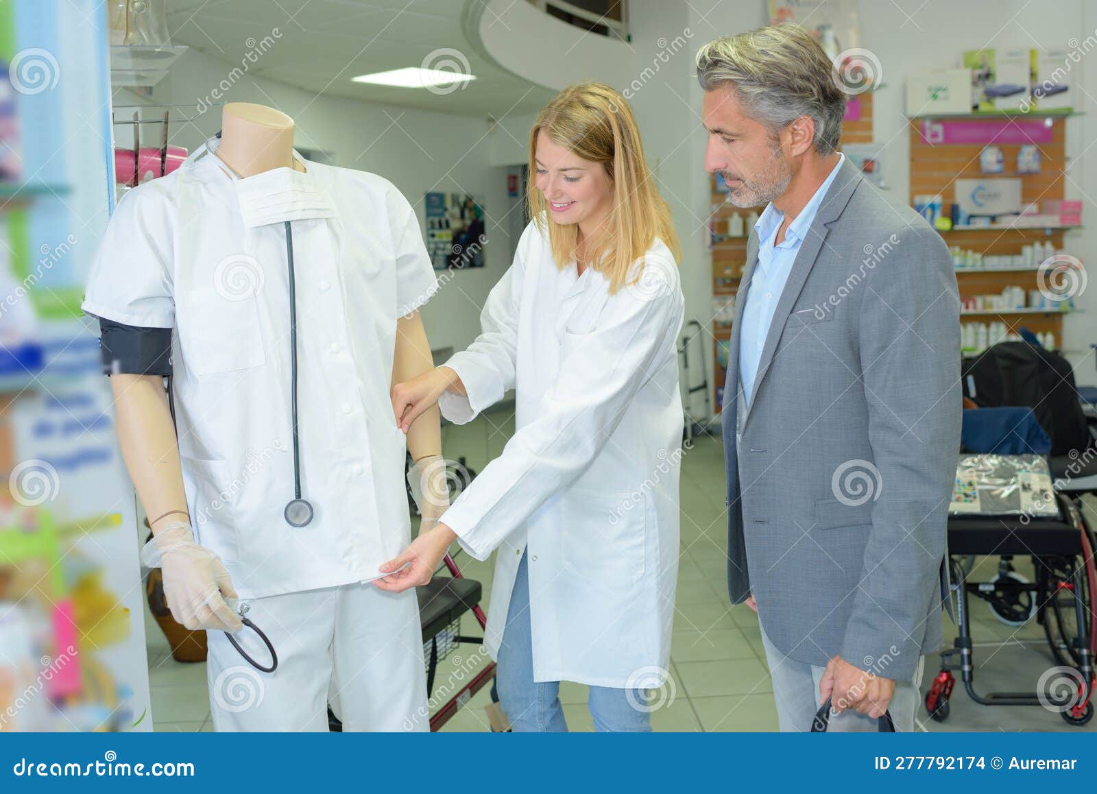 People and Medical Equipment Shop Stock Photo Image of supplies, quality 277792174
