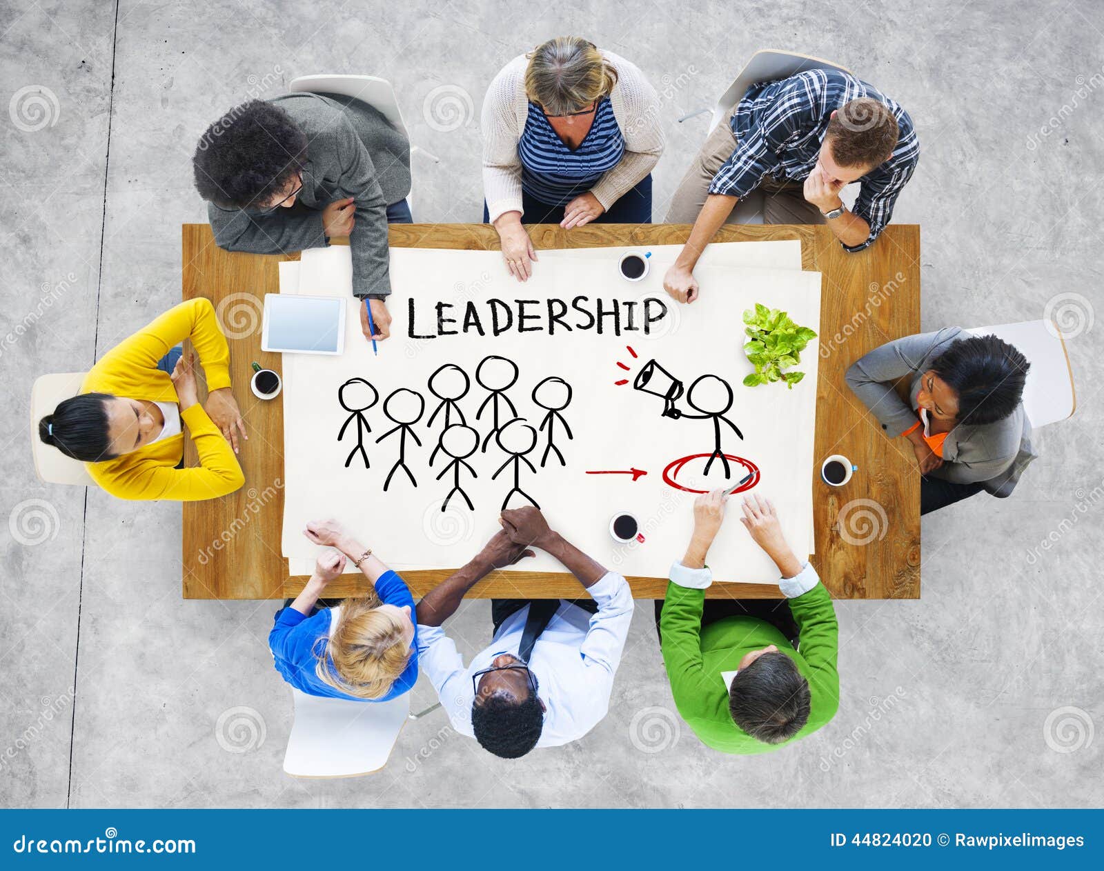 People in a Meeting and Leadership Concepts Stock Photo Image of