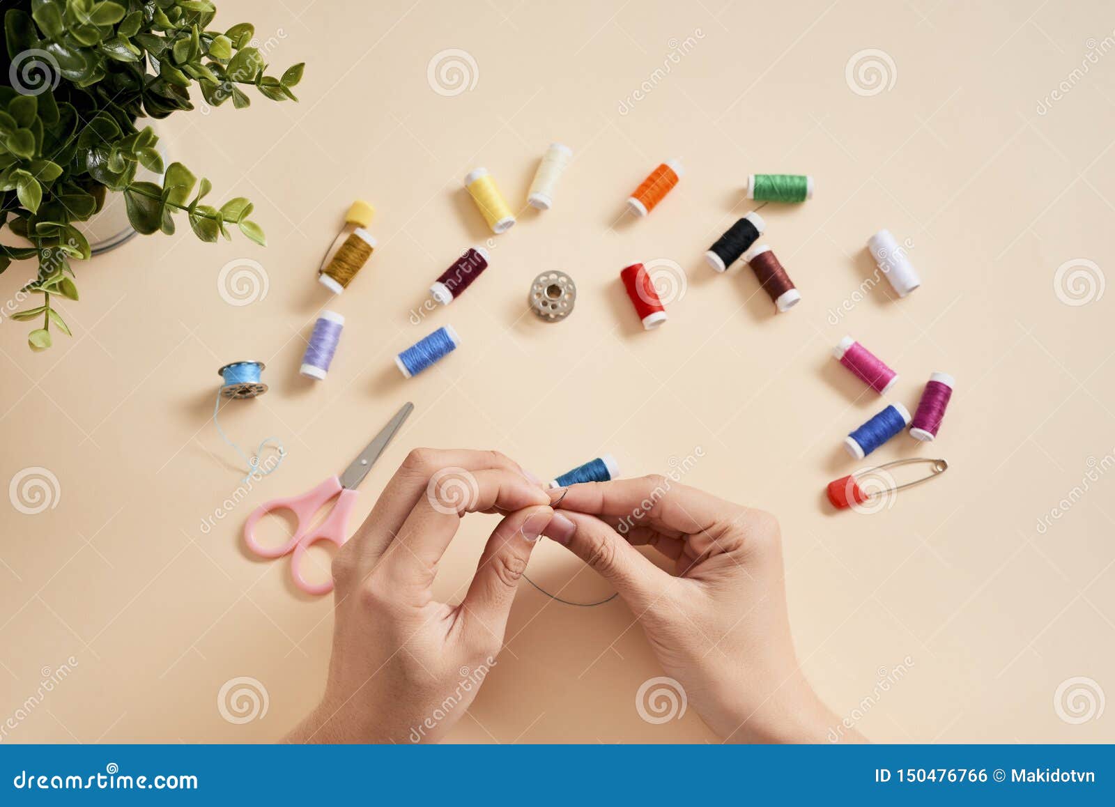 People, Needlework, Sewing and Tailoring Concept Tailor Woman with