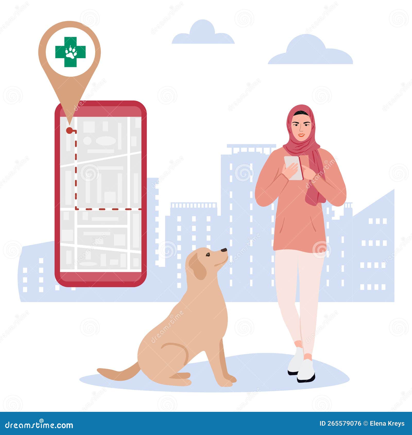 People Pet Dog Veterinary Clinic Medical Support Stock Vector -  Illustration of medicine, diagnosis: 265579076
