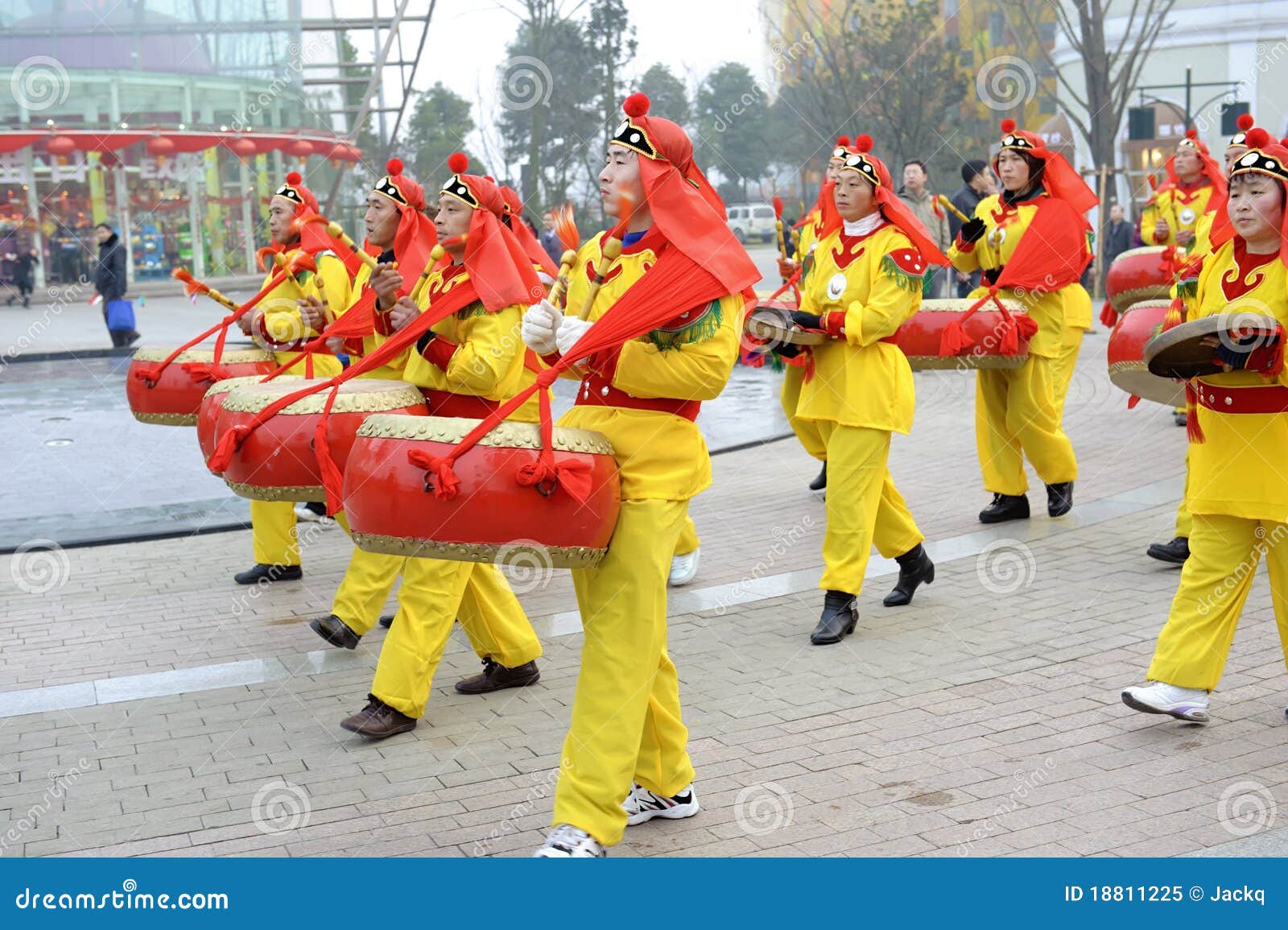 People Playing Drums and Gongs Editorial Image Image of color, china