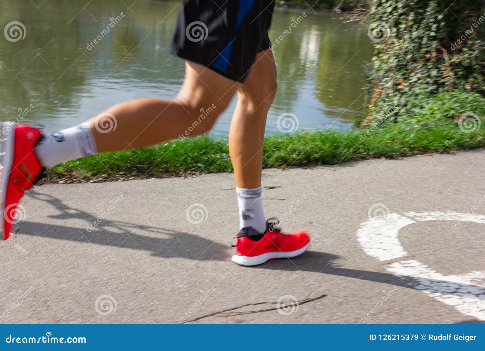 People Practise Outdoor Sport Running Stock Image - Image of couple ...