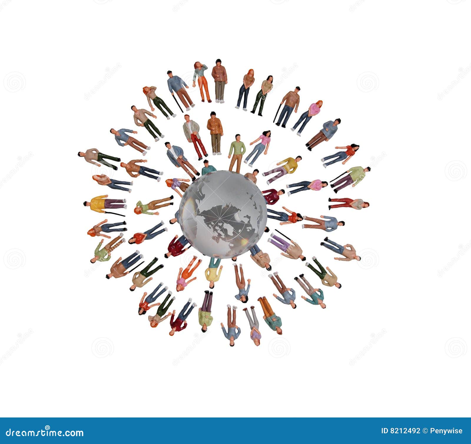 people representing humanity around the world