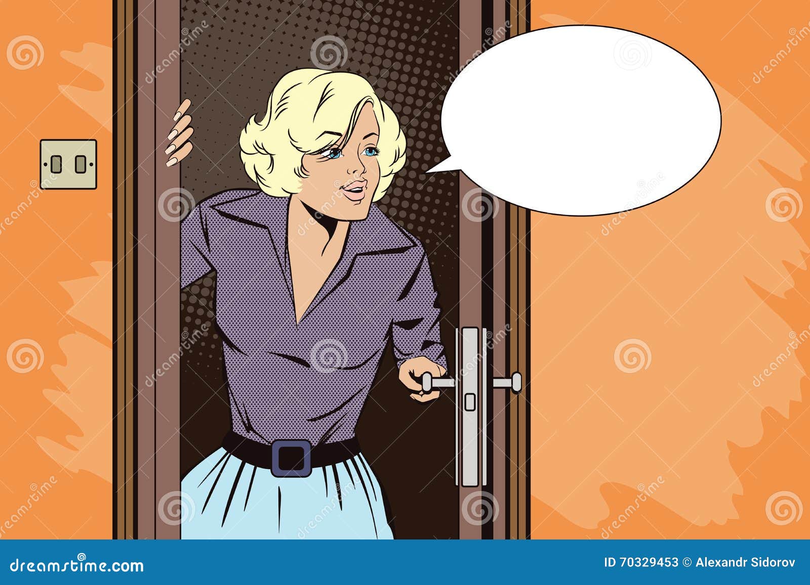 Door Girl Opening Stock Illustrations 122 Door Girl Opening Stock Illustrations Vectors Clipart Dreamstime