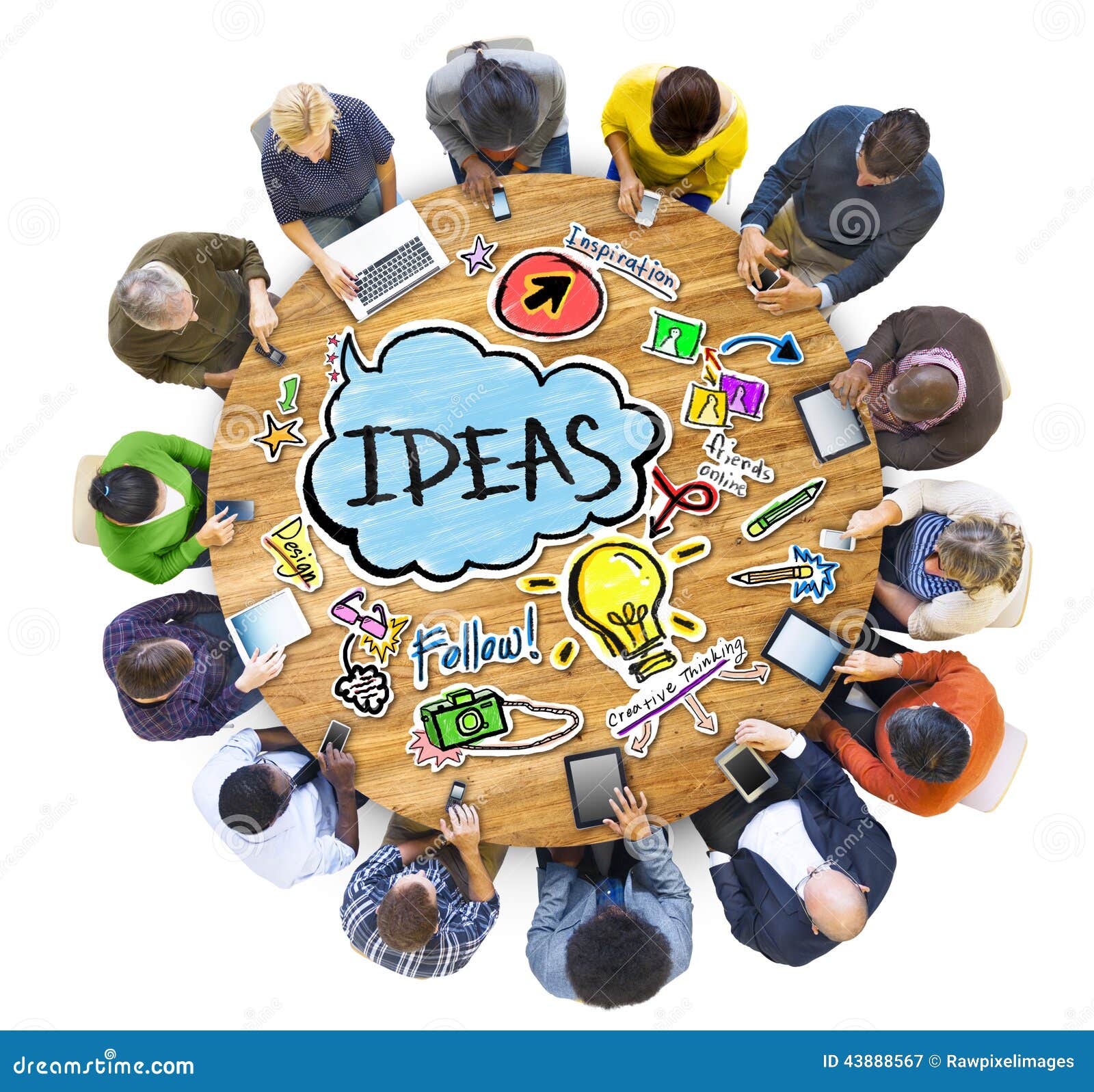 People Social Networking an Ideas Concepts Stock Image Image of