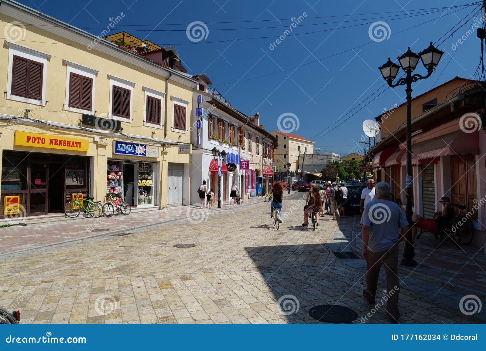 People on the Streets of Shkoder, Albania Editorial Stock Image - Image ...