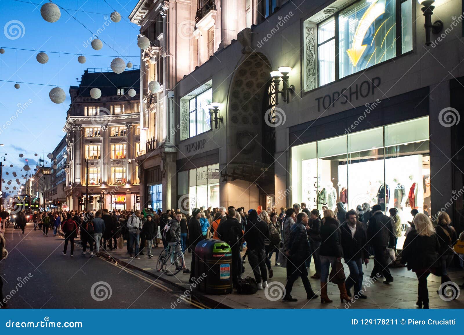 People Stroll on a Saturday in Oxford Circus in London, UK Editorial ...