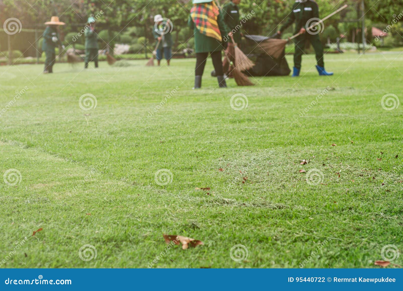 People are Sweeping the Floor. Stock Photo Image of dirty, landscapes