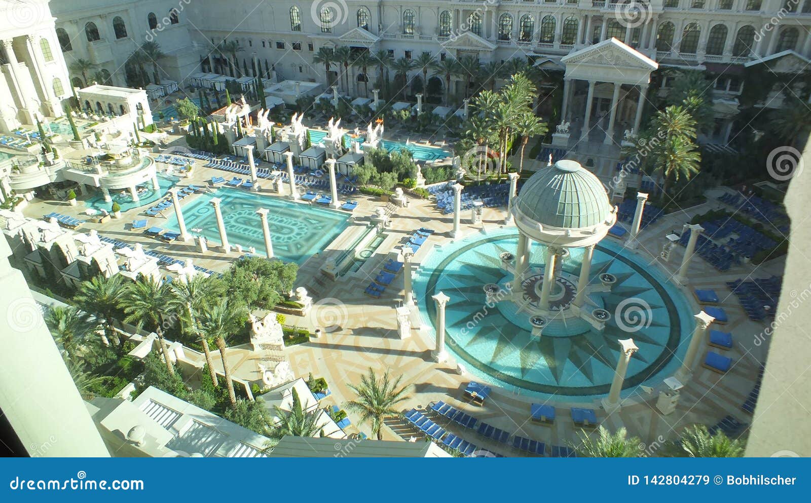 People Swimming and Relaxing at the Caesars Palace Casino Pool Editorial  Stock Image - Image of hotel, vacations: 142804279