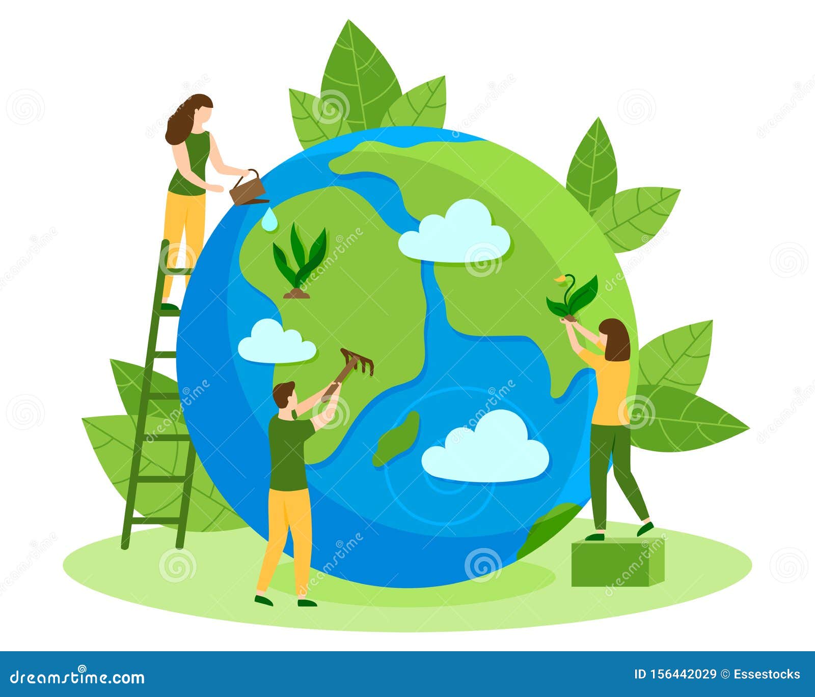 Planet Cleaning Royalty-Free Stock Image | CartoonDealer.com #29559184