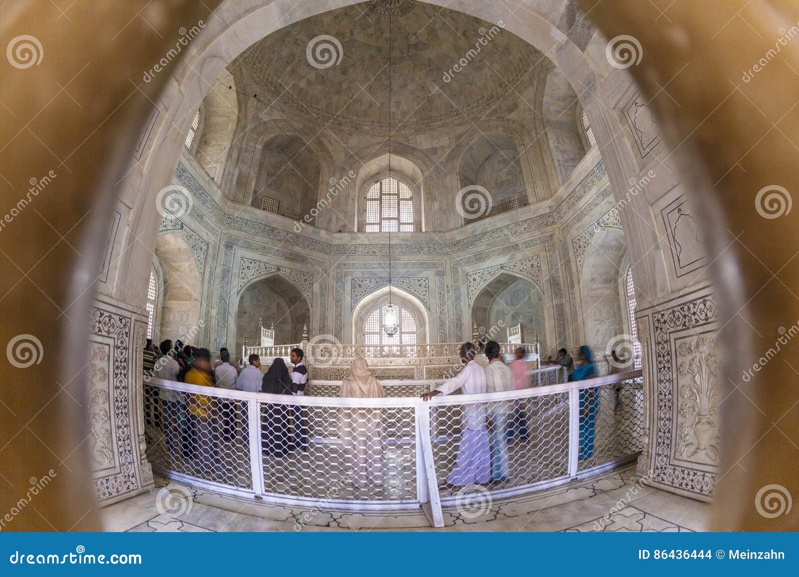 People Visit the Inside of the Mausoleum Taj Maha Editorial Stock Image -  Image of site, indian: 86436444