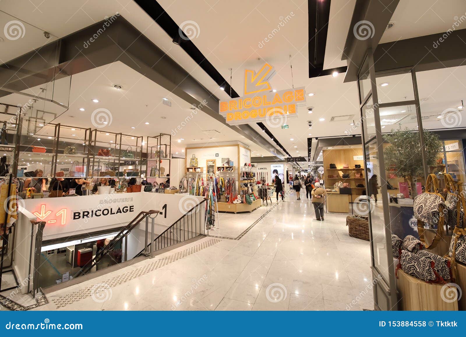 Le BHV Marais Department Store Paris France Editorial Stock Photo