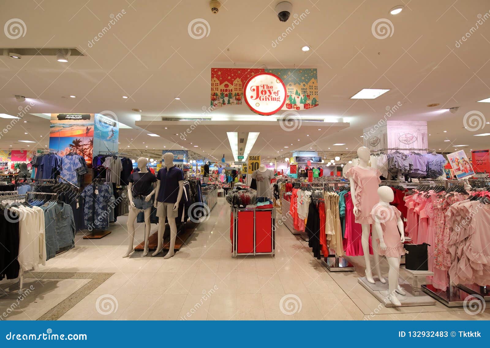 Shopping Mall Department Store Singapore Editorial Stock Photo - Image ...