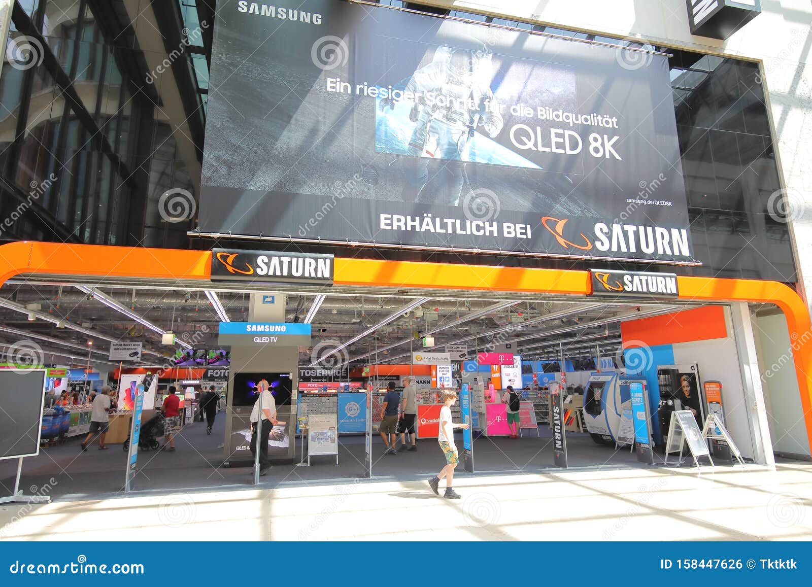 Saturn Electronics Chain Store Germany Editorial Photo Image of