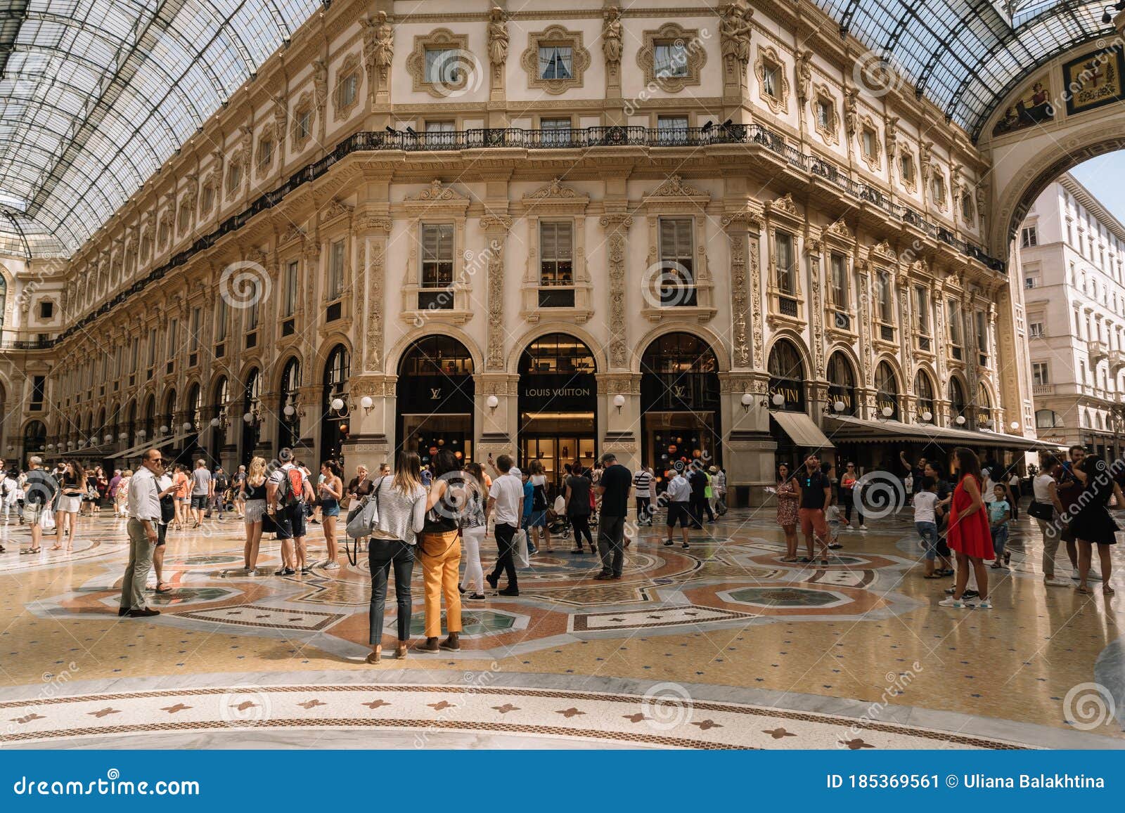 Lighting design for the Galleria Vittorio Emanuele in Milan by