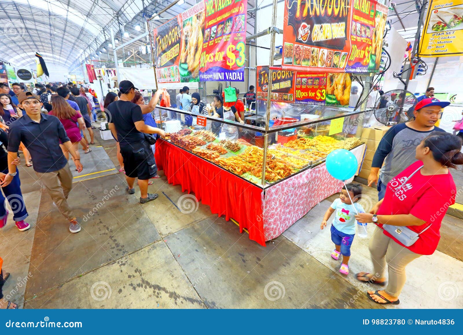 Singapore Night Market Pasar  Malam Editorial Image 