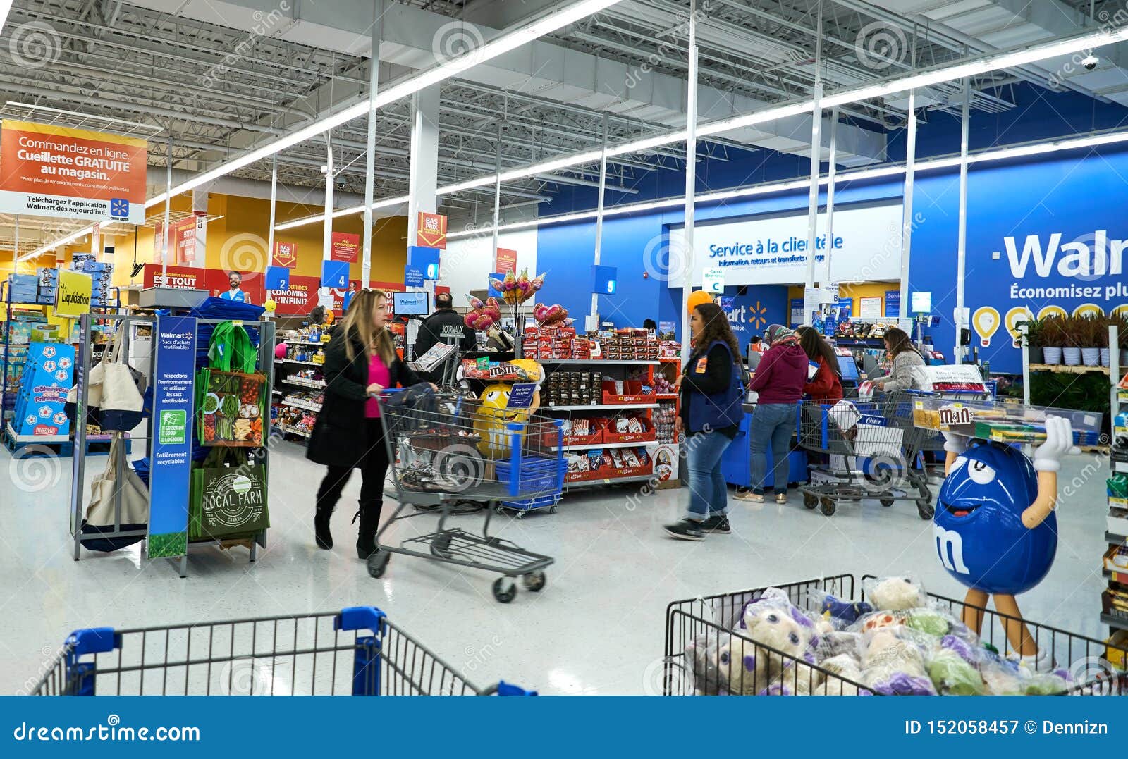 People at Walmart cashier editorial photography. Image of person