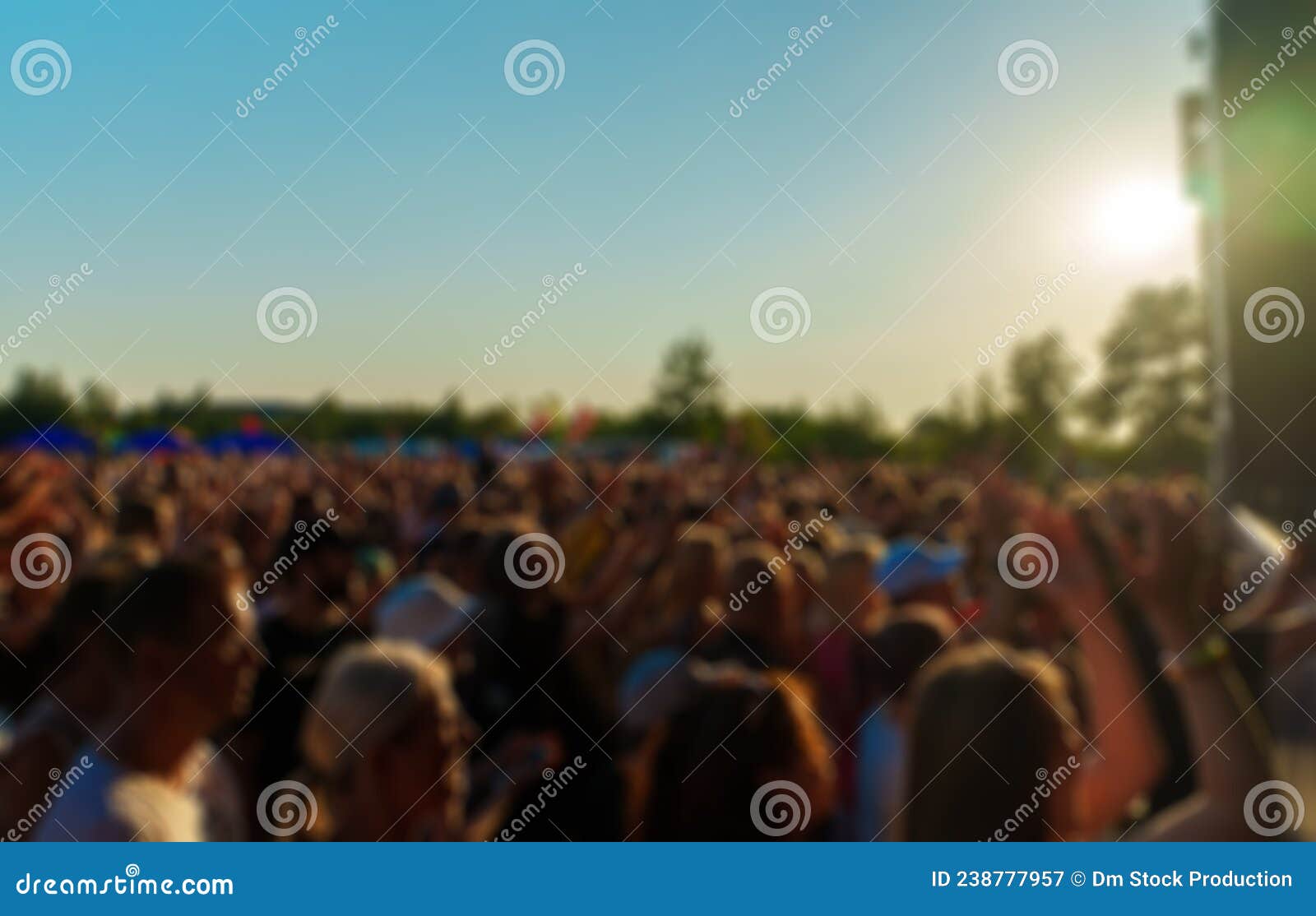 People Watching Music Concert Editorial Photography - Image of public ...