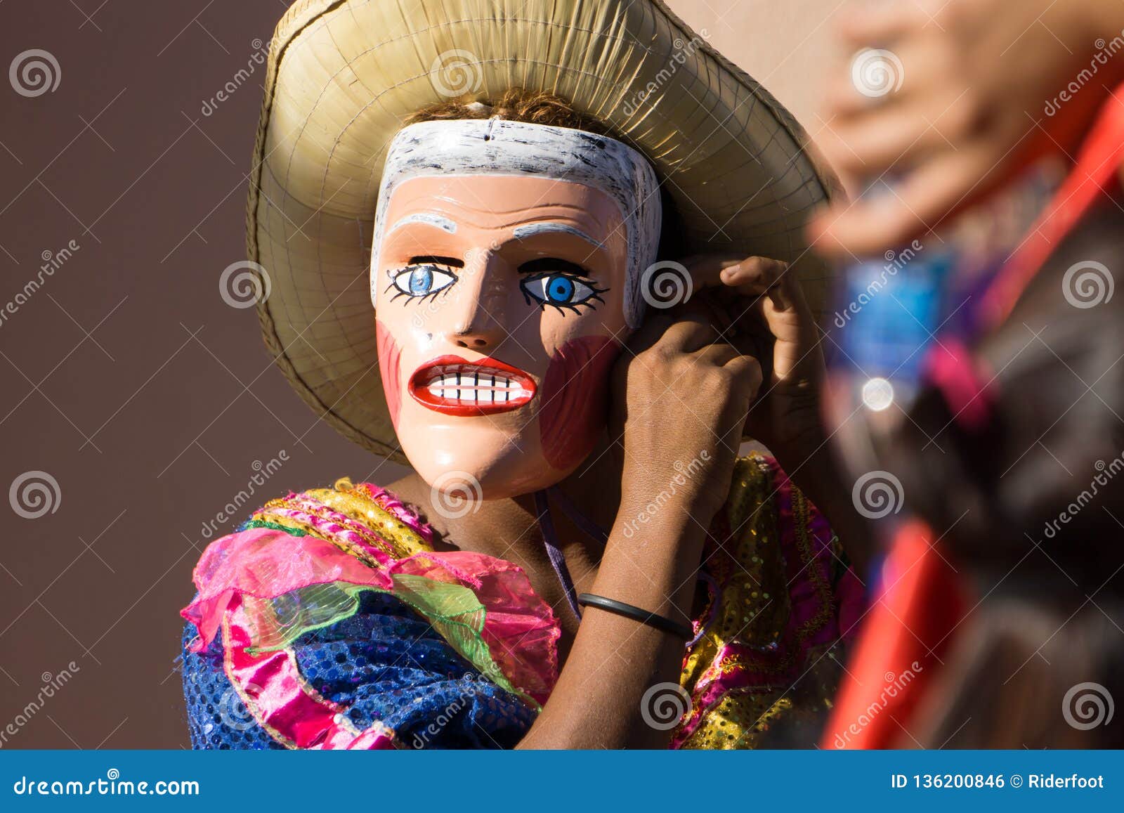 Granada, Nicaragua – February 15, 2017 People Wearing Traditional