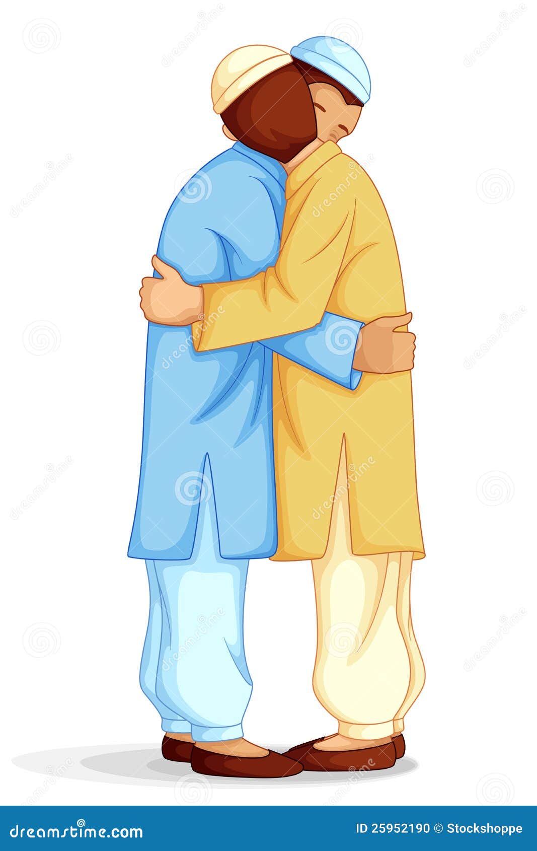 People Wishing Eid Mubarak Stock Photo - Image: 25952190